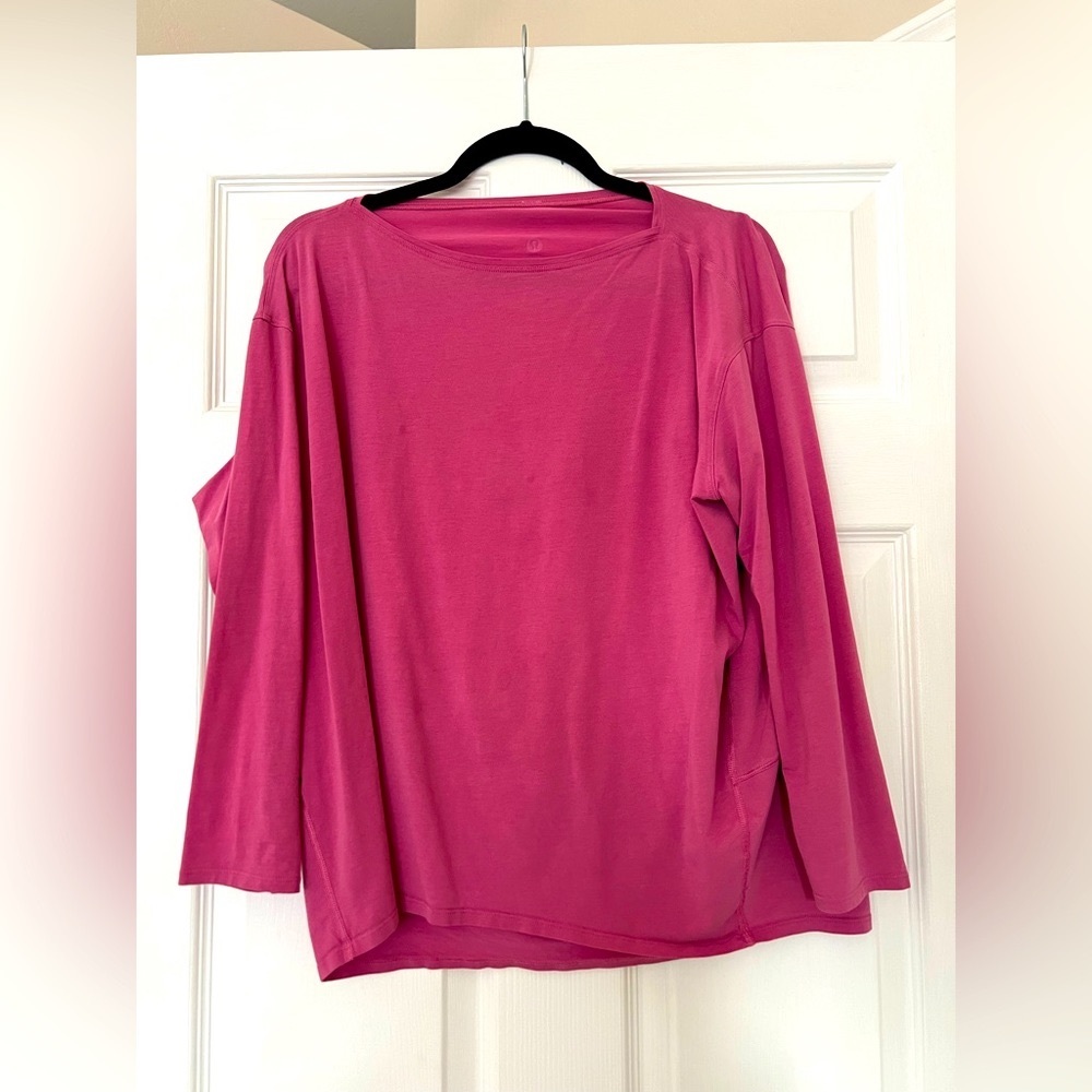 lululemon athletica Long Sleeve Top - Hot Pink